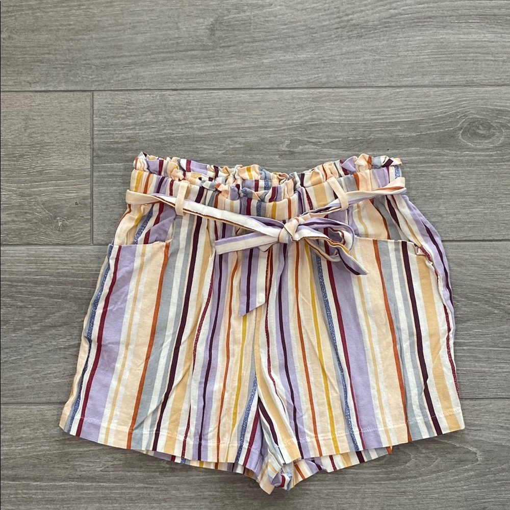 Striped Multicolor Women's Shorts